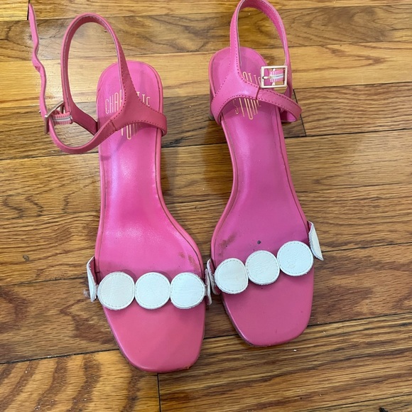 RARE: Charlotte Stone Millie Sandals size 8 - Picture 3 of 5